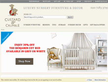 Tablet Screenshot of custardandcrumble.co.uk